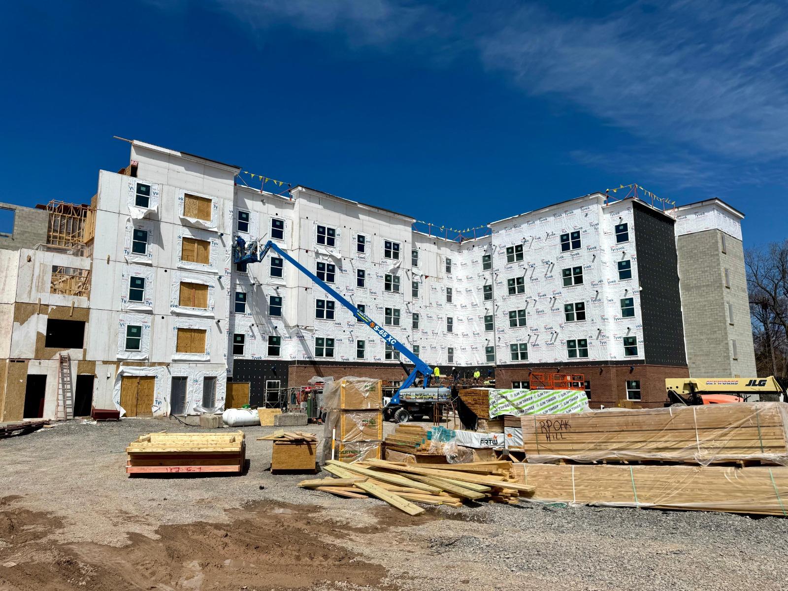 Massive commercial construction project